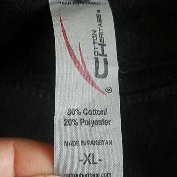 Black Sweatshirt "Dark Skin Handsome Fly", XL NWOT - Picture 6 of 7